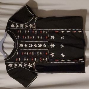 Madewell embroidered blouse